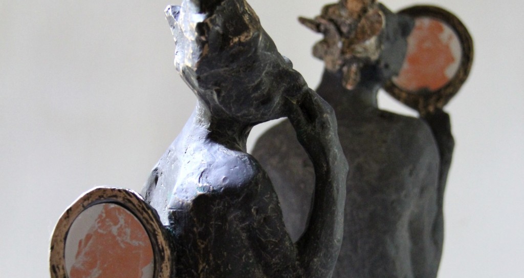 Figurative bronze contemporary sculptures by Belgin Yucelen